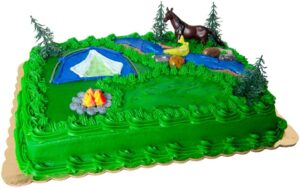 Columbus Restaurant and Food Photographer Forest Birthday Cake