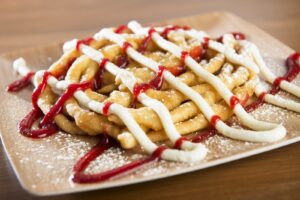 Columbus Ohio Food Photography - Woodys Wing House Funnel Cake