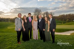portrait for the City Club Ball family on the Murfield Golf Course