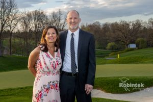 portrait for the City Club Ball couple on the Murfield Golf Course