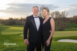 portrait for the City Club Ball couple on the Murfield Golf Course