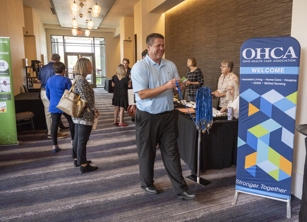 Attendees arrive at OHCA's 2023 Excellence Awards