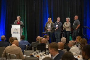 The family business panel speakers during the event photography coverage for the Conway Family Business Awards 2023