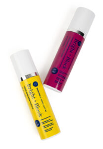 Two Bright Girl Sunscreen products on white background