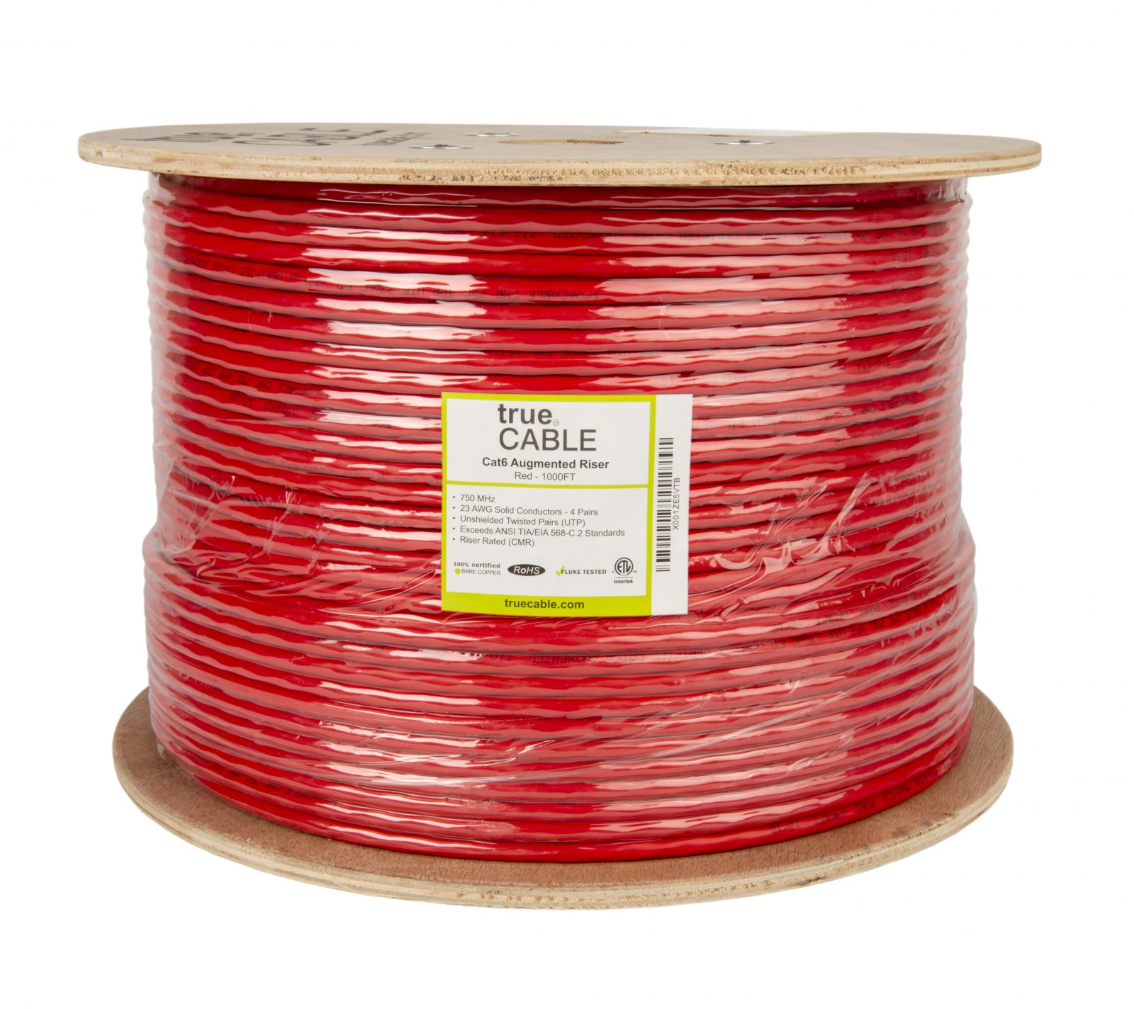 True Cable red cable reel wrapped photographed by Robintek Photography