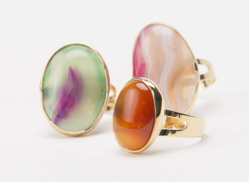 Product Photography - Jewelry Multicolored Gemstone Rings