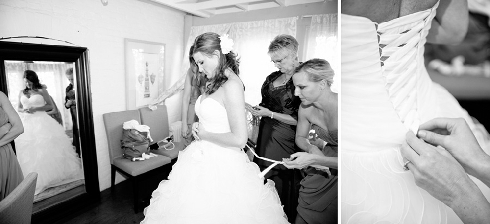 Wedding Photography - Getting Ready Wedding Dress