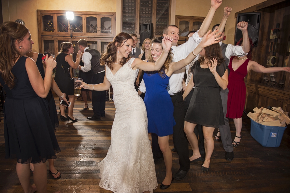 Wedding Photography - Reception Wedding Party Dancing