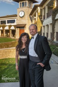 portrait for the City Club Ball couple on the Murfield Golf Course