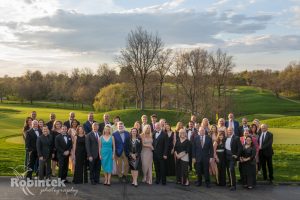 Group portrait for the City Club Ball on the Murfield Golf Course