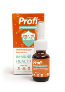 Nasal spray and product box on white background product photo by robintek